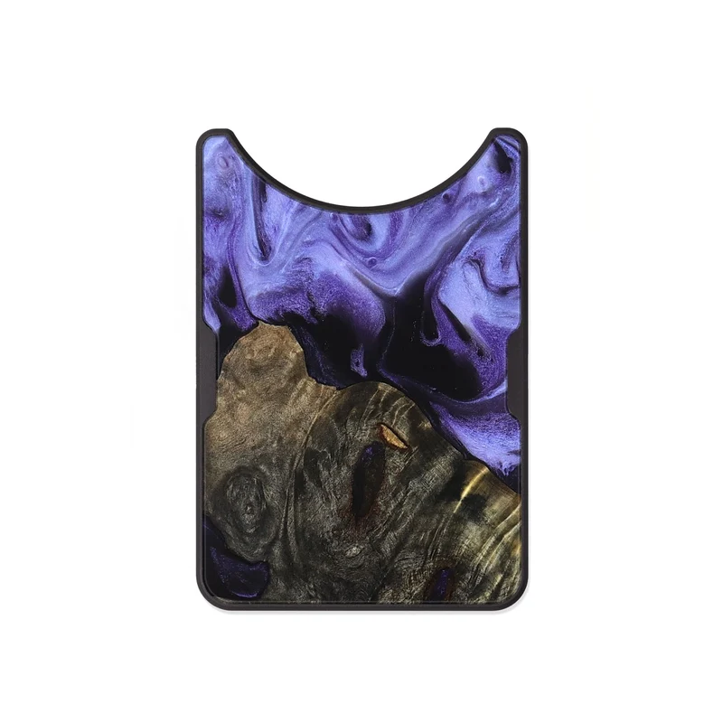 Alloy Wood Wallet - Dianne (Purple, 829243)