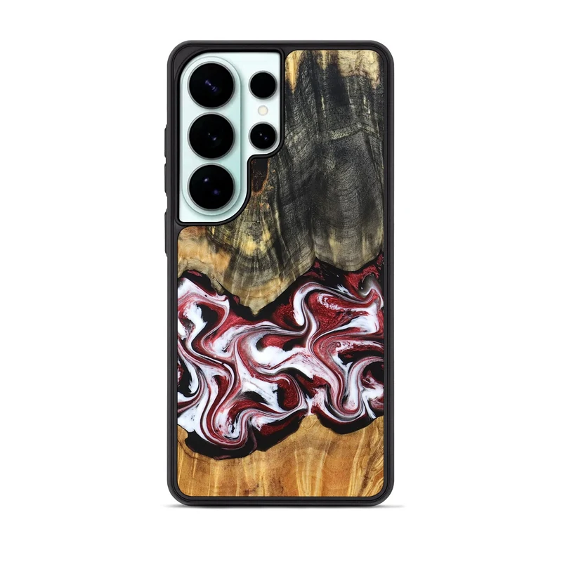 Galaxy S26 Ultra Wood Phone Case - Ericka (Red, 829223)