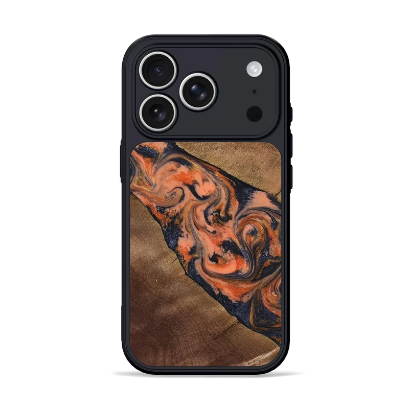iPhone 17 Pro Wood Phone Case - Ronny (Red, 829198)