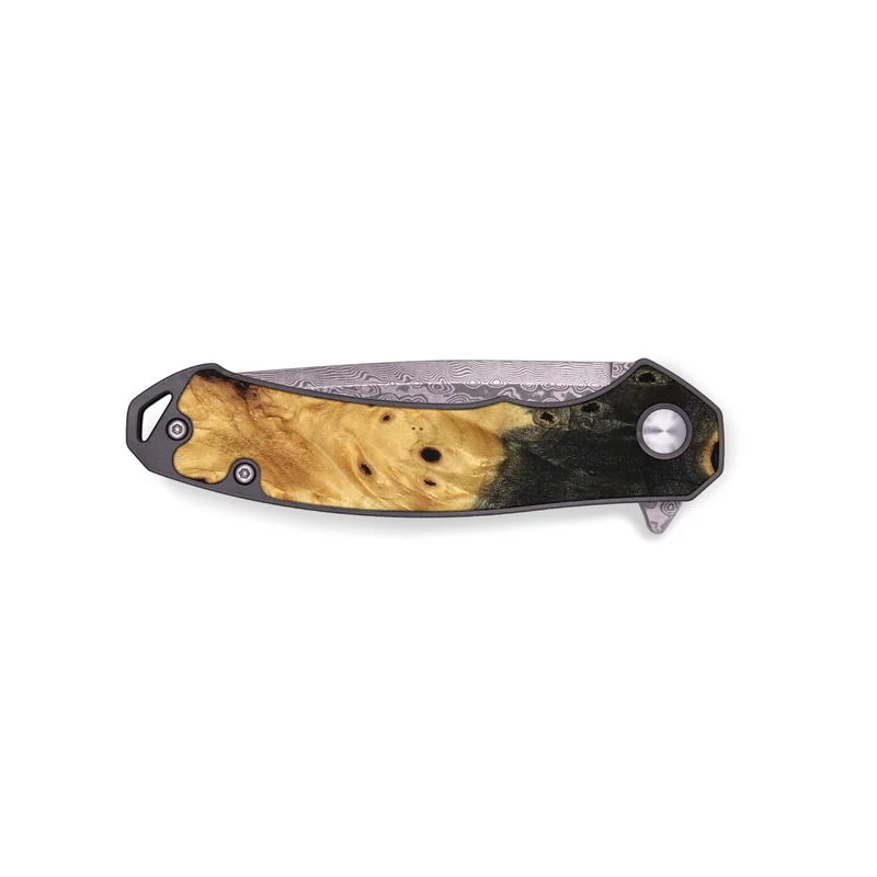EDC Wood Pocket Knife - Natalya (Wood Burl, 829991)