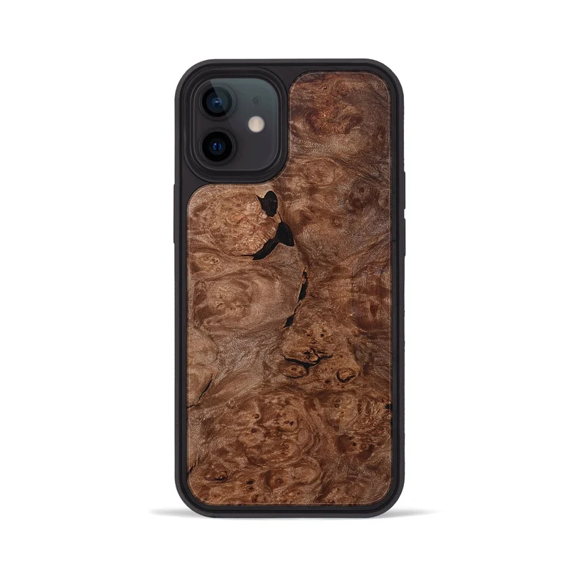 iPhone 12 Wood Phone Case - Hobart (Wood Burl, 830019)