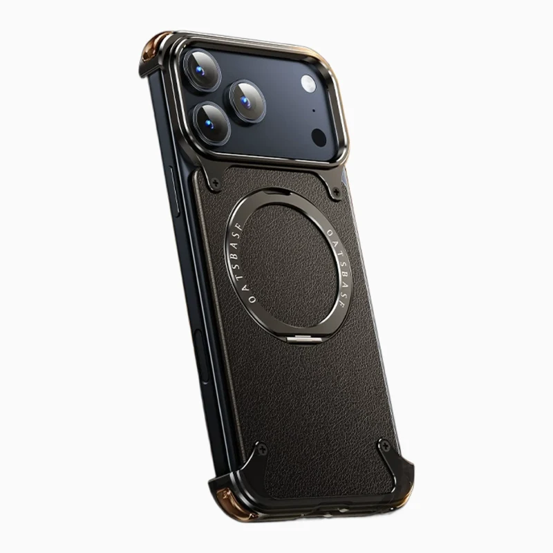 NexTECH® | Magnetic Shockproof Case with Full-Metal 360° Rotation Bracket for iPhone