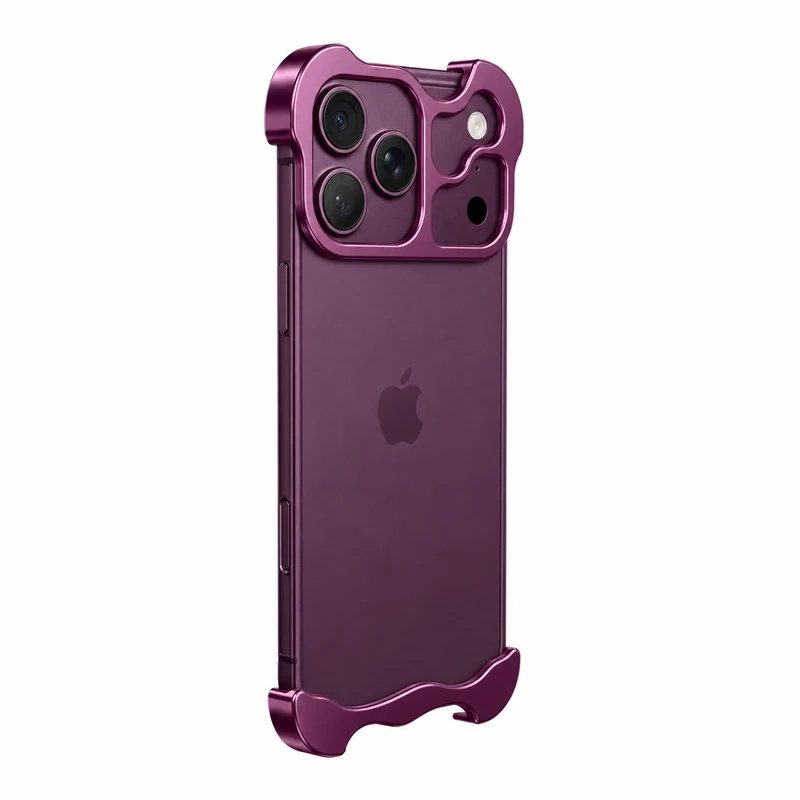 NexTECH® | Bezel-less Shockproof Case with Metallic Protection for iPhone